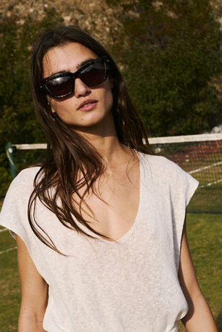Karen Walker Wrap God Oversized Cateye Sunglasses | Free  display picture 1