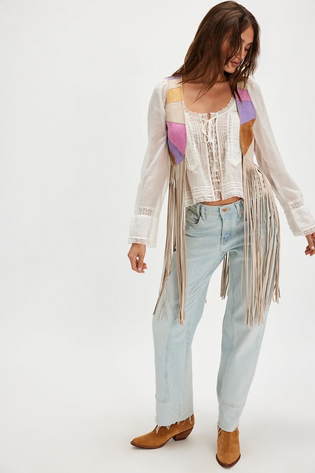Spell Aquarius Suede Vest #1