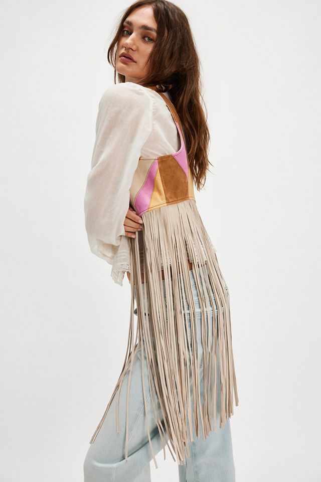 Spell Aquarius Suede Vest #2