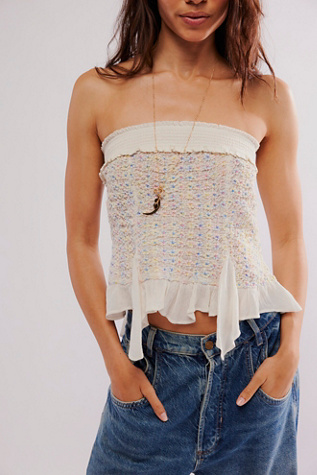 Francesca Smocked Tube Top Free People