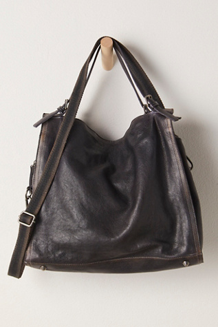 Atlas Leather Tote by We The Free at Free People in Black