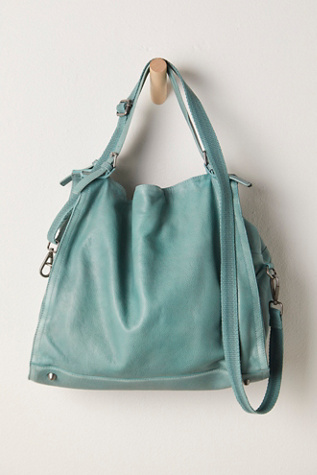 Atlas Leather Tote by We The Free at Free People in Pine Needles