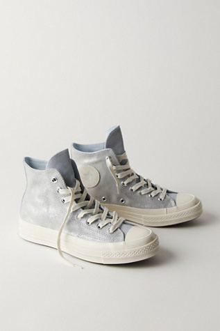 Chuck 70 Suede Shimmer High Top Sneakers