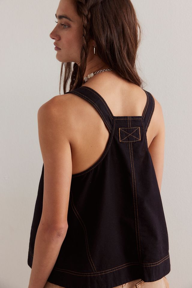 We The Free Overall Smock Linen Top #1