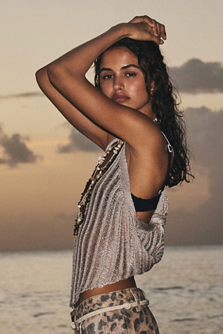 Just This Once Cami by Intimately at Free People in Gold, Size: Medium