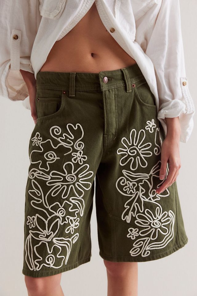 We The Free Cruisin' Soutache Long Shorts #2