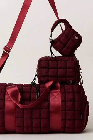Free People Quilted Mini Case Bubblegum