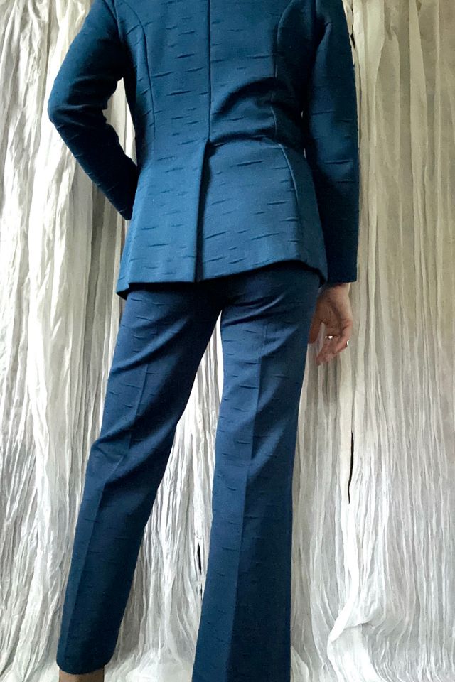 1970s Navy Blue Pant Suit Set Selected by Grievous Angel Vintage #2