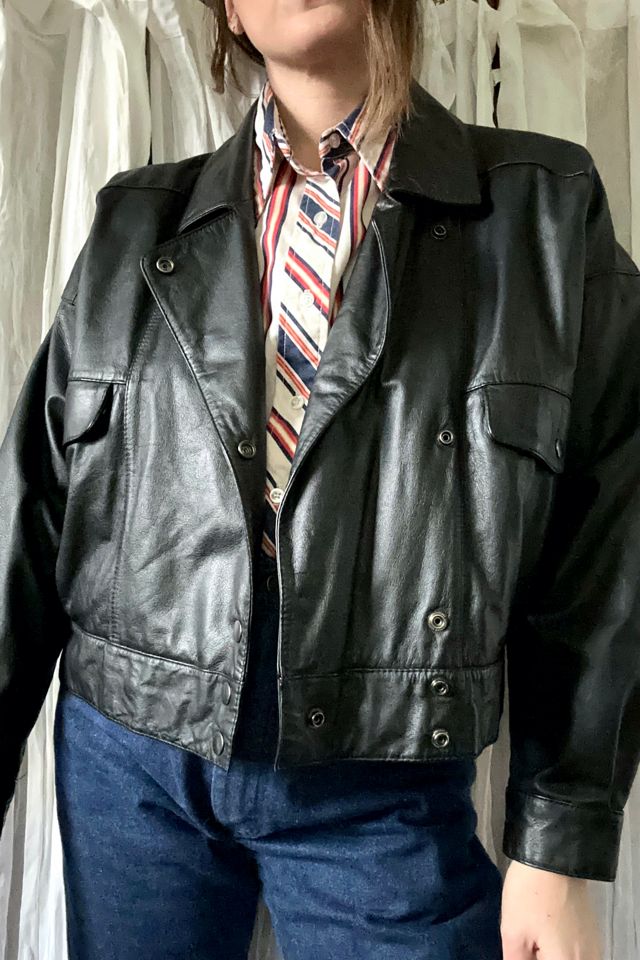 Vintage 1990s Leather Jacket Selected by Grievous Angel Vintage 