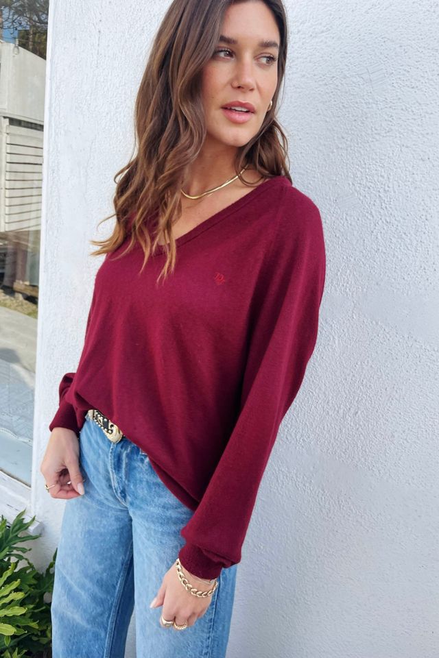 Christian Dior Burgundy Sweater #1