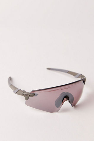 Женские солнцезащитные очки Oakley Encoder Performance Oversized Aviator Sunglasses, цвет: Оливковый / Розовый — фото 2
