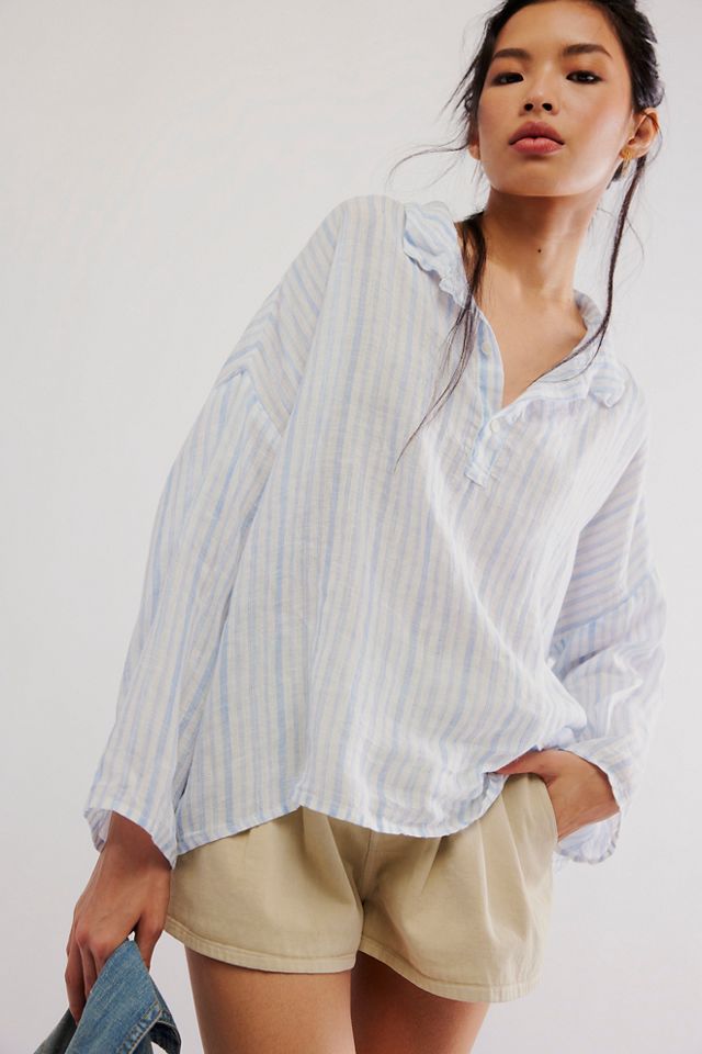 Cp shops shades georgia stripe linen Shirt