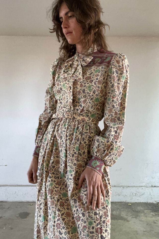 1970s English Lady Garden Dress Selected by Market Vintage #1