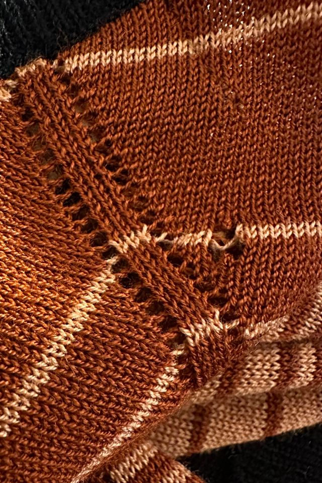 Vintage Ombre Chevron Design Cardigan Selected by KA.TL.AK #3