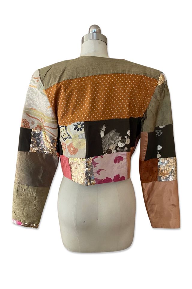 1980s Silk And Sequin Patchwork Jacket Selected By Ritual Vintage #2