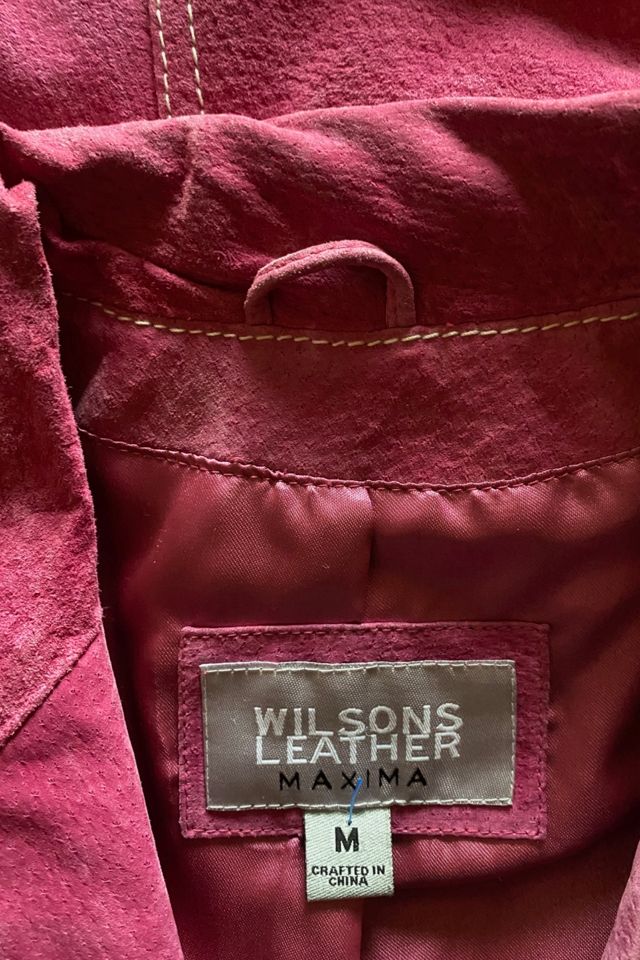 Y2K Pink Suede Wilsons Shrunken Fit Jacket Selected By Ritual Vintage #3