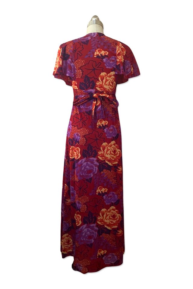 1970s Psychedelic Print Maxi Dress Selected By Ritual Vintage #2