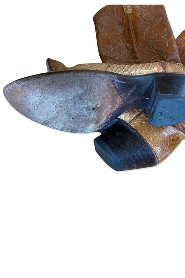 Vintage Dan Post Cappuccino Cowgirl Boots Selected By Ritual Vintage #2