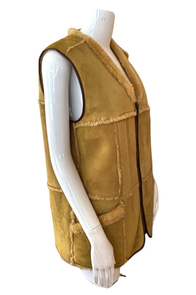 1970s Shearling Oversized Vest Selected By Ritual Vintage #1