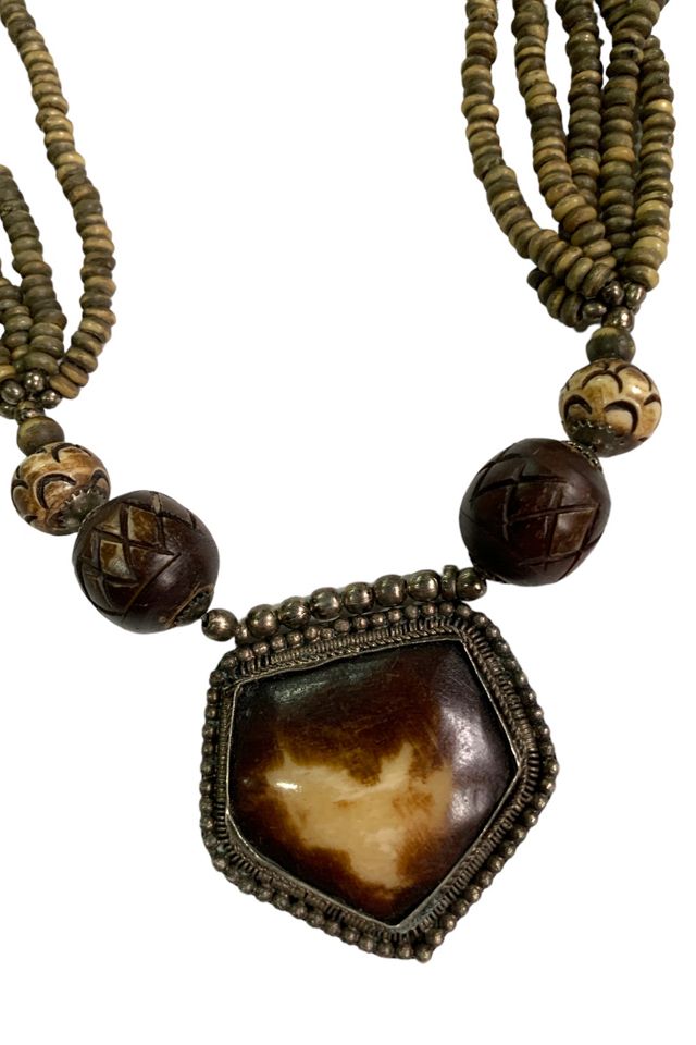 Vintage 1980s Statement Pendant Necklace Selected by SharpLilTeeth #1