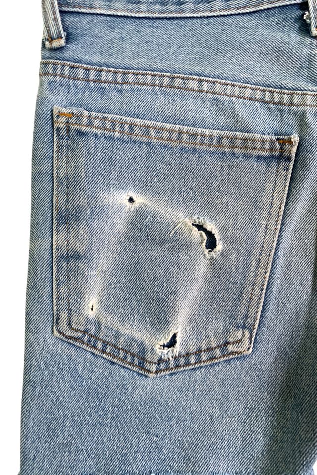 Vintage 1970s Cutoff Denim Short Shorts Selected by SharpLilTeeth #3
