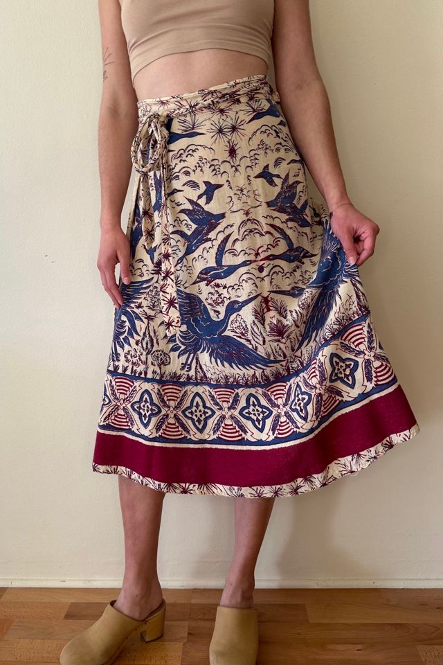 70s print skirt sale