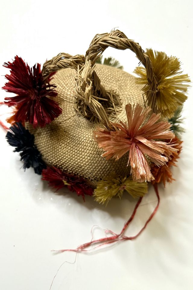 1960s Exotic Straw Hat Selected by Cherry #2
