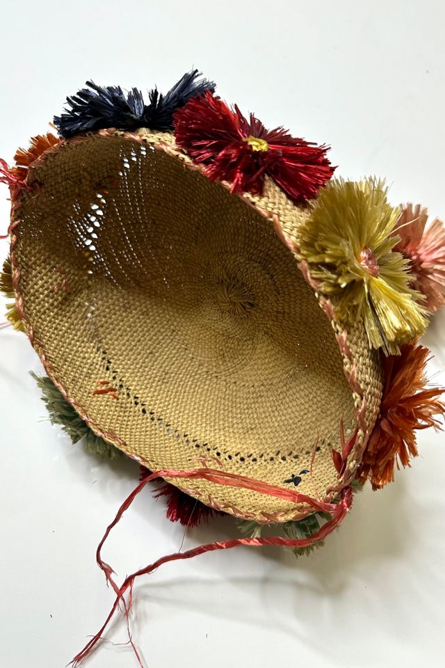 1960s Exotic Straw Hat Selected by Cherry #3