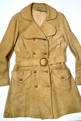 Vintage 1960s Camel Suede Jacket Selected by Cherry