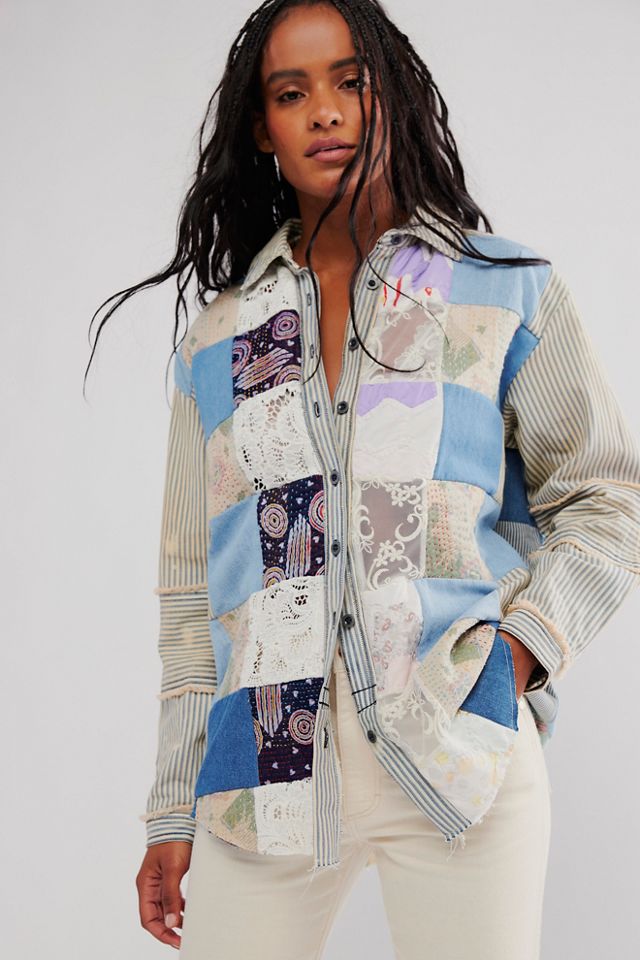 Tricia Fix Patchwork Craft Shirt #1