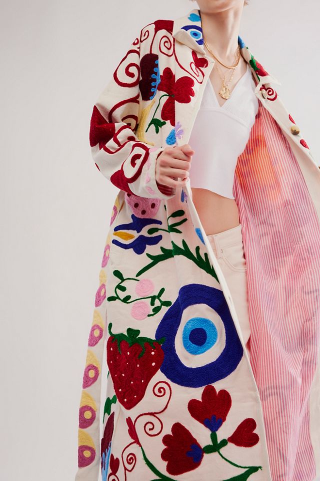 Rose Suzani Coat | Free People