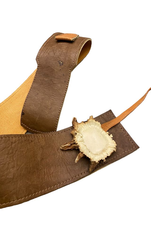 Vintage Handmade Rustic Leather Belt Selected by BusyLady Baca & The Goods #2