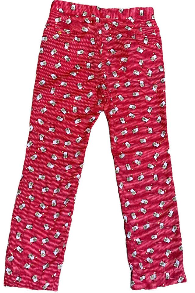 Vintage Red Cat Print Pants  Selected by Golyester Vintage