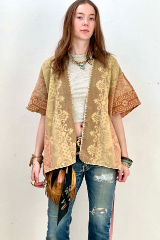 Anna Corinna Reworked Vintage Sweet Embroidered Jacket
