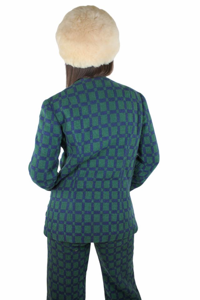 1970s Handmade Plaid Pant Suit Set Selected By Moons + Junes Vintage #3