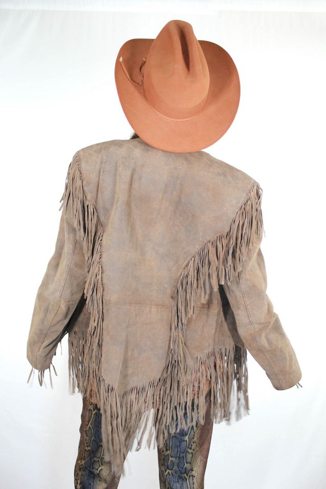 1980s Western Fringe Suede Leather Jacket Selected By Moons + Junes Vintage #2