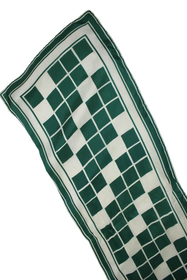 1980s Block Silk Scarf Selected By Moons + Junes Vintage #2