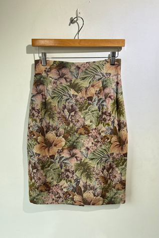 Florence Cromer Fashion Floral Pencil Skirt Selected by The Curatorial Dept.