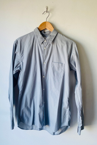 Comme des Garcons Boy Grey Cotton Shirt Selected by The Curatorial Dept.