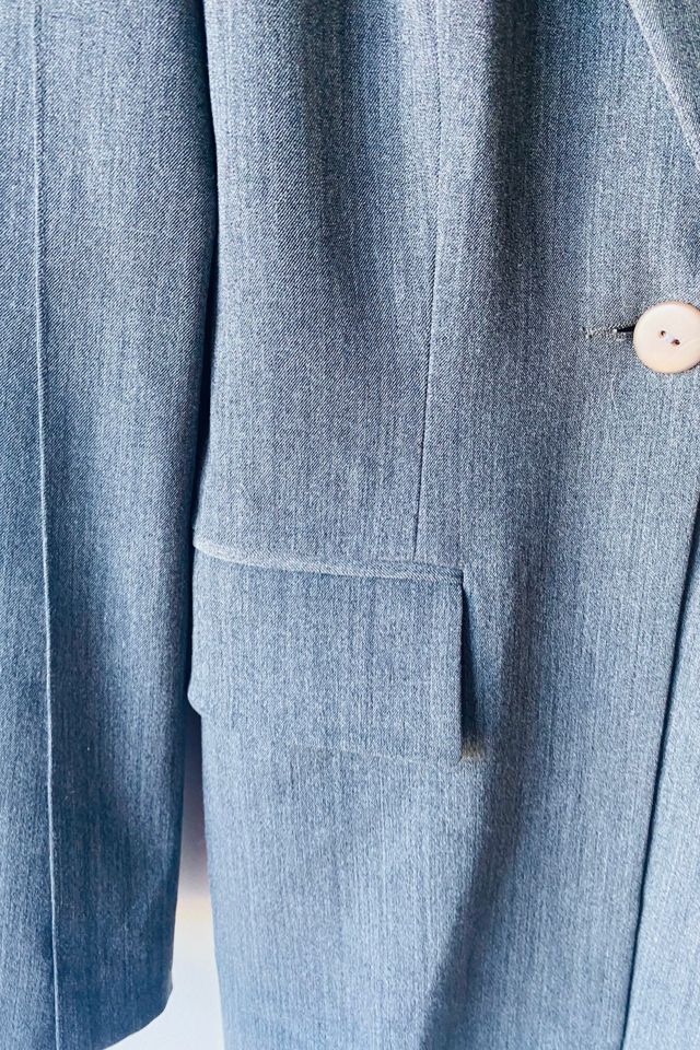 Vintage Plein Sud Grey Blazer Selected by The Curatorial Dept. #1