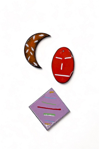 Vintage Artisan Abstract Enamel Pin Set Selected by MARMALADE