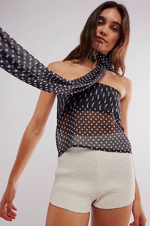 Polka Dot Chiffon Dress 2365 Polka Dot Chiffon Dress 2365