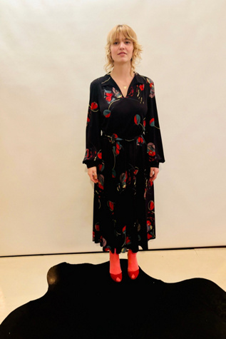 Floral Print Vintage Dress Selected by Atlantic Vintage