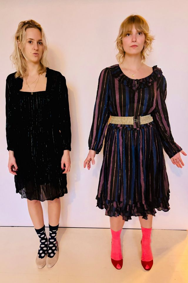 Striped Vintage Ruffle Dress Selected by Atlantic Vintage #2