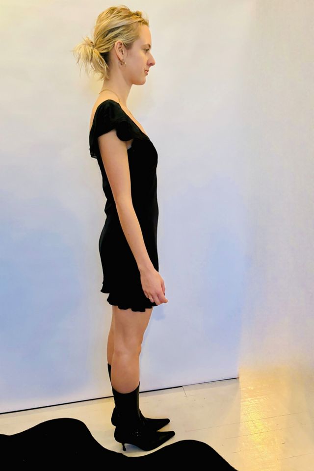 Silk Vintage Black Dress Selected by Atlantic Vintage #2