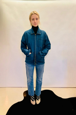 Vintage Denim Workwear Jacket Selected by Atlantic Vintage