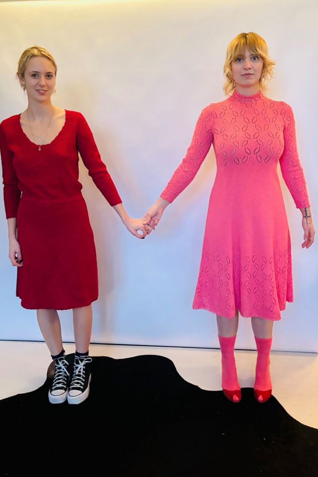 Hand Knit Vintage Dress Selected by Atlantic Vintage #1