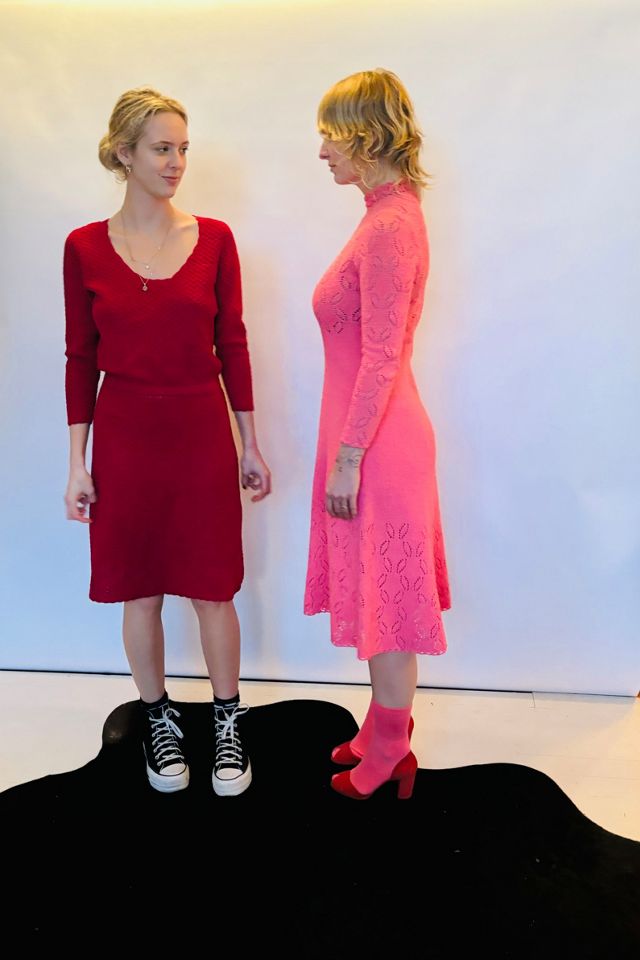 Hand Knit Vintage Dress Selected by Atlantic Vintage #2