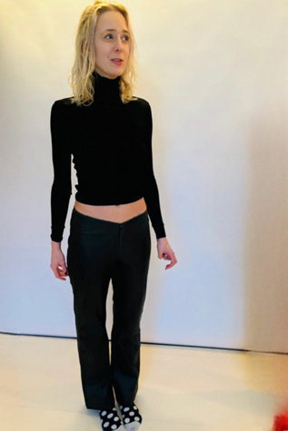 Low Rider Vintage Leather Pants Selected by Atlantic Vintage