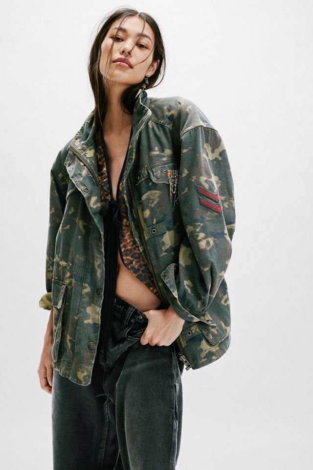 Cotton camouflage jacket best sale